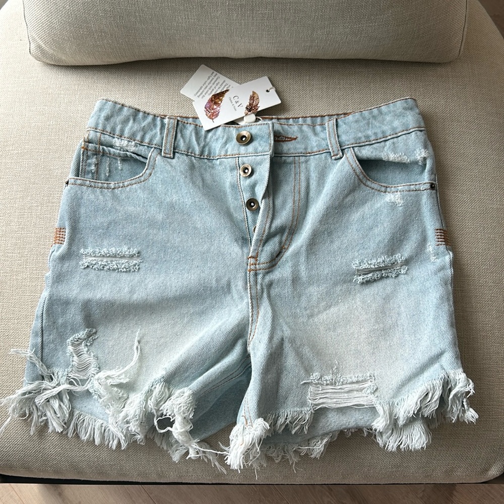 Chelsea and violet button up shorts